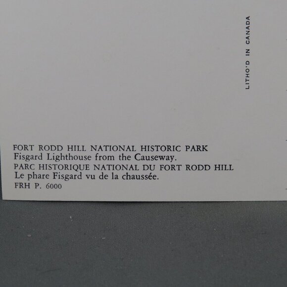 Vintage Postcard - Fisgard Lighthouse Ford Rodd Hill Park - Parks Canada - Picture 3 of 4